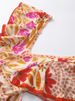 Fashion Backless Print Dress Women Split Sexy Butterfly Sleeve V Neck Female Long Dresses 2024 Summer Vintage Ruffles Beach Robe_ecoleips.com