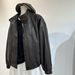 Vintage Brown Sheepskin Leather For Women, 2026 Early Spring New Style, Elastic Hem Soft PU Short Jacket_ecoleips.com