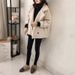 Oversized Lamb Wool Jacket For Women – Cozy Shearling Coat, Unisex Boyfriend Style, Soft & Warm Fleece Lining, Trendy Casual Outerwear_ecoleips.com