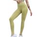 Women's Clothing Seamless Wash Pants Frosted Yoga Fitness Pants High Elastic Women's High Waist Peach Hip Sports Tights_ecoleips.com
