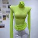 Women's Rainbow Colored Turtleneck Fitted Inner Layer Top Long Sleeved T-Shirt for Autumn And Winter_ecoleips.com