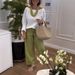 Women's Clothing Fashion Solid Color Round Neck Long Sleeve Simple T-Shirt Top_ecoleips.com