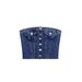 Aria Basics Aria Basics 2025 European And American Cross-border Foreign Trade Women's Clothing, Slim-fit Fashionable Denim Top, Vest, Sexy Hot_ecoleips.com