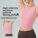 Women's One Piece Sports Bra Shockproof High Elastic Yoga Vest for Running Aerobics Beautiful Back Design_ecoleips.com