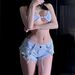 Women's Clothing New Nightclub Hot Girl Low Waist Performance Clothes Peach Hip Hot Pants Ripped Ultra Short Denim Shorts_ecoleips.com