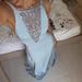 2026 Formal Occasion Guest Long Dress Blue Sequin Mesh Backless Women's Evening Dress Sexy O-neck Suspender Cocktail Party Dress_ecoleips.com