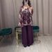 Women's Clothing spring fashion new hand painted printed shirt top wide leg pants two piece suit women's clothing_ecoleips.com