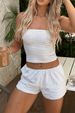 Sexy Striped Halter Top With Matching Shorts – A Two-piece Set._ecoleips.com