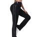 Women's Clothing Women's High-Waisted Yoga Pants Tummy Control Opaque Flared Fitness Hip Lift European And American Style Outdoor Sports_ecoleips.com