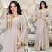 Verve MT058 Dubai Evening Muslim Clothing Dress Rhinestone Fashion Street Robe_ecoleips.com