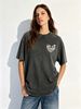 Women's Soft Vintage Wash Shirt, Relaxed Fit Summer Casual Essential_ecoleips.com