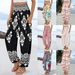 Women's Clothing Loose High Waist Printed Casual Trousers_ecoleips.com
