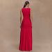 Fashionable Sleeveless Dress for Women Sexy Pleated Ribbon Detail Fitted Waist Long Solid Color Dress Export Style New Summer_ecoleips.com
