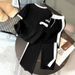 Women's Summer Trendy Print Set Crew Neck Short Sleeve Top Drawstring Pants 8002_ecoleips.com