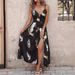 2025 Summer New Tie Floral Sexy Spaghetti Strap Dress For Women_ecoleips.com