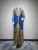 Verve AB450 Muslim Women's Abaya Embroidered Fabric With Rhinestones Fashionable Long Dress_ecoleips.com