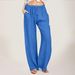 Hot Selling Women Coon Linen Fashion Solid Color Elasic Wais Loose Sraigh Pans Female Ankle-lengh Trousers Summer Casual_ecoleips.com