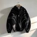 Women's Clothing Retro Street Personality Gothic Stripe Hooded Zip-Up Sweatshirt For Men & Women - Retro Streetwear With Cross Design_ecoleips.com