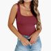 Women's Clothing Solid Color Slim Sexy Small Vest_ecoleips.com