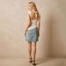 Voya Women's European And American Queen Style T-shirt With Backless Straps, Slim Fit Short Sleeveless Top_ecoleips.com