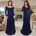 Fashion Women's Clothing Elegant Temperament Lower Slit Evening Dress Dress_ecoleips.com