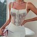 Women’s Clothing New French Sexy Suspender Lace Lace Ins Style Splicing Perspective Small Vest_ecoleips.com