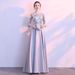 Women's Long Evening Dress For Banquet Spring New Arrival Solo Singing Broadcasting Host Performance Annual Meeting Dress_ecoleips.com