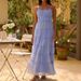 Women Resort Casual Style Sexy Halter Neck Self‑Tie Waist Slimming Dress Beach Summer Wear_ecoleips.com