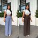 High-Waisted Wide-Leg Straight Casual Trousers For Women American Style Optimized Version_ecoleips.com