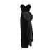 Sexy Tube Top Dress - Black Elegant Irregular Sleeveless Dress For Women | European & American Style_ecoleips.com