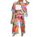 Women's Clothing Summer Hot Selling Hot Selling Printed Cardigan Trousers Fashionable Casual Suit_ecoleips.com