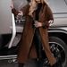 Women's Clothing Long Hooded Windbreaker Sweater Jacket Women Autumn And Winter_ecoleips.com