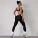 Women's Clothing Cross Border Hip Lifting Elastic Sports Yoga Jumpsuit Sleeveless Quick Drying Thread Tight Fitness Jumpsuit Yoga Suit_ecoleips.com