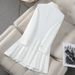 Women's Clothing Women Autumn And Winter New Long Sleeved High Waist Double Breasted Temperament Dress_ecoleips.com
