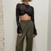Aria Basics Aria Basics European And American Cross-Border Autumn New Sexy Hot Girl Hook Pattern See-Through Women's T-Shirt Fashion Slim Fit_ecoleips.com