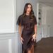 French Style Sexy Hot Girl Elegant Lace Splicing Waist Exposed Dress For Women Summer Party Vacation Bodycon Evening Dress_ecoleips.com