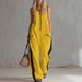 2026 European And American Cross-border Women's Summer New Style Short-sleeved Zipper Round Neck Sleeveless Casual Jumpsuit_ecoleips.com