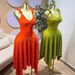 Women's Summer V-Neck Sleeveless Top With Asymmetrical Skirt Set - Elegant Two-Piece Outfit_ecoleips.com
