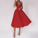 Women's Clothing Multi Color Sexy Spaghetti Strap Maxi Dress Flowy A-Line Evening Party Dress_ecoleips.com