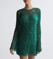 2025 Independent Station Cross-Border Women's Clothing Big And Small Bubble Beads See-Through Mesh Two-Piece Set_ecoleips.com