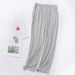 Spring Summer Men Sleepwear Pant Plus Size Sleep Bottoms Women Modal Cotton Nightwear Pajama Pants Lounge Home Wear Trousers_ecoleips.com