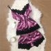 Sexy Women's Lingerie Home Pajamas Set Sexy Lace Set Sexy Underwear Set_ecoleips.com