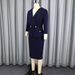 Women's Clothing European American Style Suit Collar Dress Double Breasted Waist Cinching Ruffled Slim Fitting Party Commuter Bodycon Women's Dress_ecoleips.com