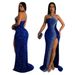 Women's Clothing Fashion High Slit Hot Diamond Party Evening Dress Women's Long Skirt_ecoleips.com
