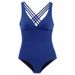 Women's Clothing Solid Color One Piece Multi String Cross Backless Swimsuit Leopard Print_ecoleips.com