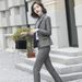 Women's Professional Checkered Suit Set Office Blazer And Pants with Matching Shirt Yellow Grey Check White Grey Shirt Options_ecoleips.com