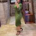 Women's Slim Fit Polo Collar Long Sleeve Shirt Dress - Mid-Length Bodycon Workwear Pencil Dress For Summer (Army Green, Black, Khaki)_ecoleips.com