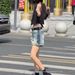 Summer New Style Women's Denim Shorts Retro Washed Ripped Frayed Hem mid Waist Loose Fit Wide Leg Non-Stretch Bottoms_ecoleips.com