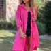 Women's Clothing Cotton Linen Shirt Long Dress Fashion Casual Long Sleeve Cardigan Dress_ecoleips.com