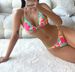 Women's Printed Two-Piece Bikini Set – Push Up Swimwear For Small Busts, Sexy & Supportive Beachwear_ecoleips.com